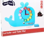 Small Foot Εκμάθηση Ρολογιού & Μαυροπίνακας Whale