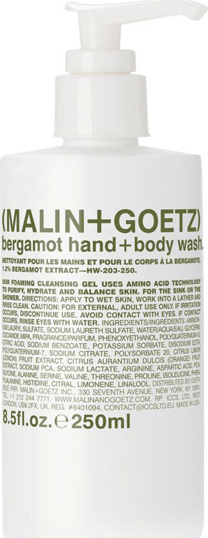 Malin and Goetz Bergamot Body Wash 250ml