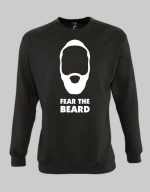 Fear the beard Sweatshirt - BLACK