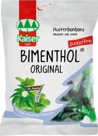 Kaiser 1889 Bimenthol - Μέντα & Ευκάλυπτος Καραμέλες για το Βήχα & τον Ερεθισμένο Λαιμό 75gr