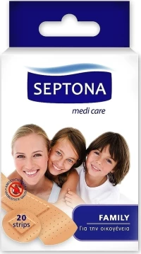 Septona Family, Τσιρότα Για όλη την Οικογένεια 20 strips, 1 τεμ.