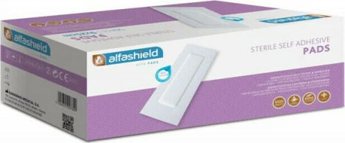 Karabinis Medical Alfashield Αποστειρωμένα Αυτοκόλλητα Επιθέματα 8x10cm 50τμχ