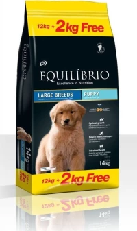 Equilibrio Puppy Large Breed 12kg + 2kg