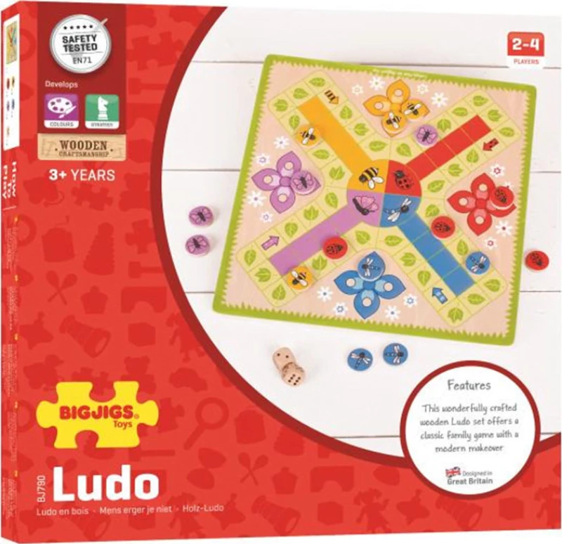 Ludo, ξύλινος γκρινιάρης. BJ790