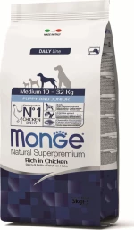 Monge Puppy & Junior Medium Chicken 12kg