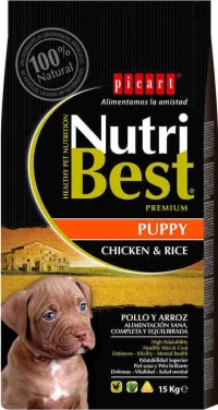 Picart NutriBest Puppy Chicken & Rice 15kg