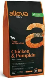 Diusapet Alleva Natural Chicken & Pumpkin Puppy Medium 12kg
