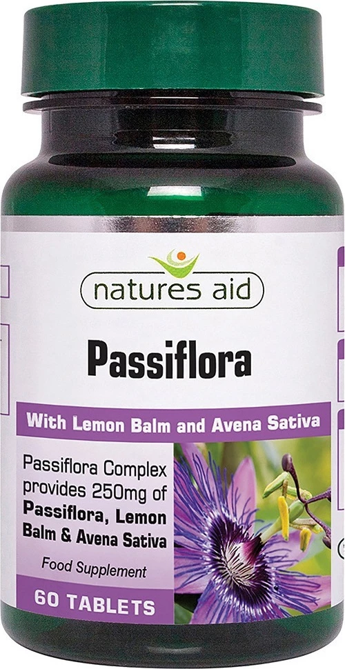 Natures Aid Passiflora 60 ταμπλέτες