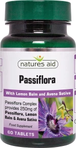 Natures Aid Passiflora 60 ταμπλέτες