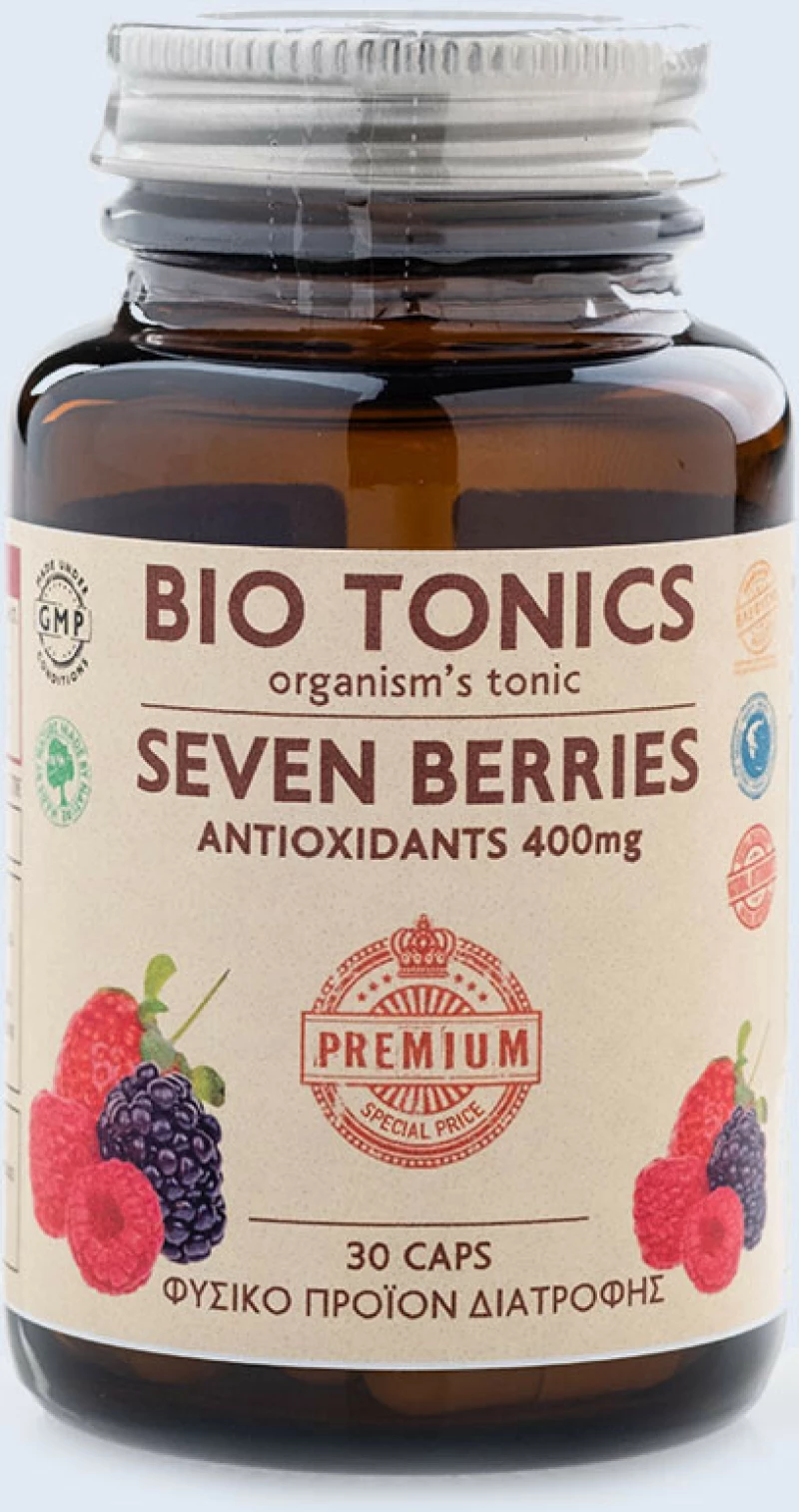 Bio Tonics Seven Berries 30 κάψουλες