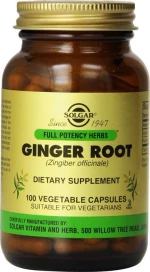 Solgar Ginger 520mg 100 φυτικές κάψουλες