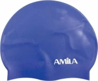 Σκουφάκι Κολύμβησης Μπλε Amila 47011