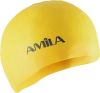 Σκουφάκια πισίνας απλά μονόχρωμα, Κίτρινο AMILA