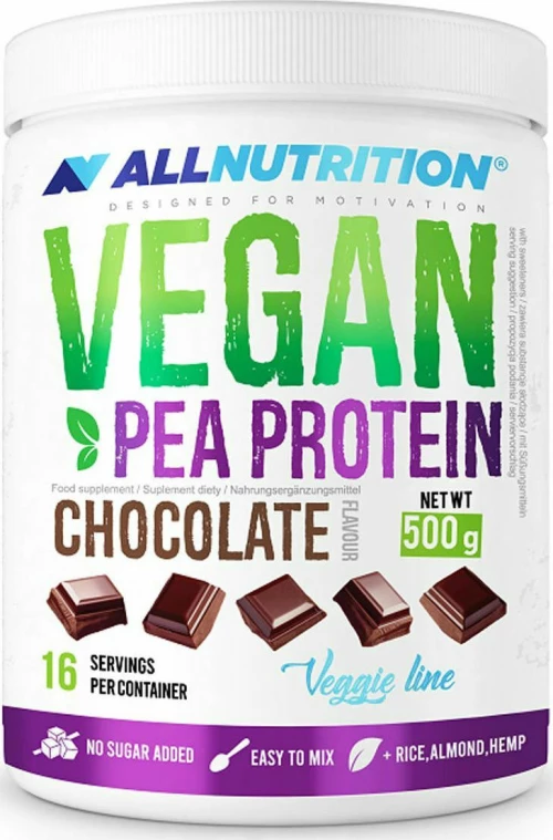 AllNutrition Vegan Pea Protein 500gr Chocolate