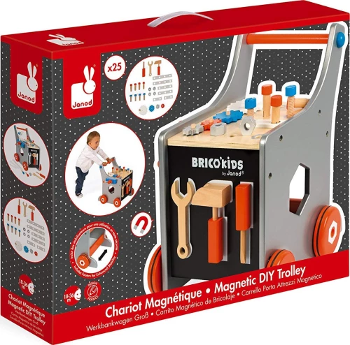 Janod Mgnetic DIY Trolley