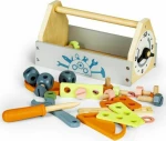 Ecotoys Ξύλινη Εργαλειοθήκη με Πολύχρωμα Εργαλεία