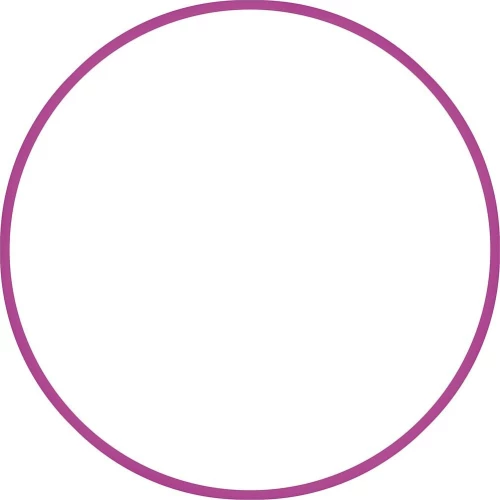 Χούλα-Χουπ 80cm - Φ19mm - 330gr, Φούξια AMILA