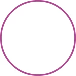 Χούλα-Χουπ 80cm - Φ19mm - 330gr, Φούξια AMILA