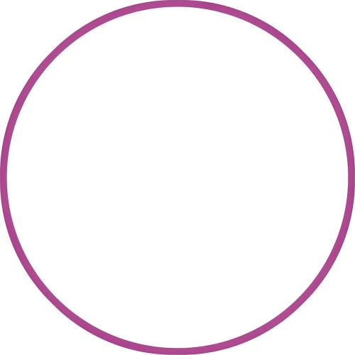 Χούλα-Χουπ 60cm - Φ19mm - 230gr, Φούξια AMILA