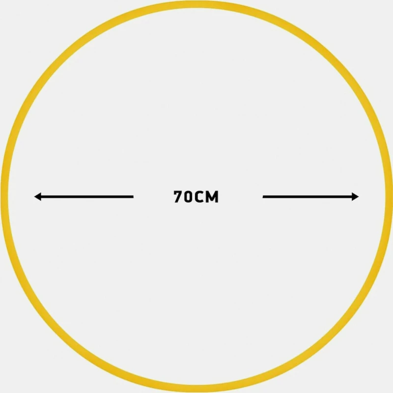 Στεφάνι 70cm Κίτρινο Amila 98811