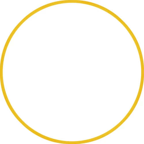 Χούλα-Χουπ 80cm - Φ19mm - 330gr, Κίτρινο AMILA