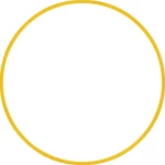Χούλα-Χουπ 80cm - Φ19mm - 330gr, Κίτρινο AMILA