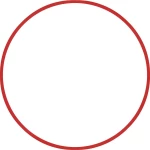 Χούλα-Χουπ 60cm Φ18mm 120gr Κόκκινο Amila 48012