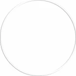 Χούλα-Χουπ 70cm - Φ19mm - 280gr, Λευκό AMILA