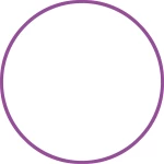 Χούλα-Χουπ 70cm - Φ19mm - 280gr, Μωβ AMILA