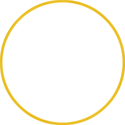 Χούλα-Χουπ 60cm - Φ19mm - 230gr, Κίτρινο AMILA