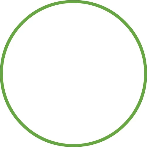 Χούλα-Χουπ 70cm - Φ19mm - 280gr, Πράσινο AMILA