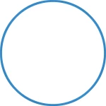 Χούλα-Χουπ 70cm - Φ19mm - 280gr, Μπλε AMILA