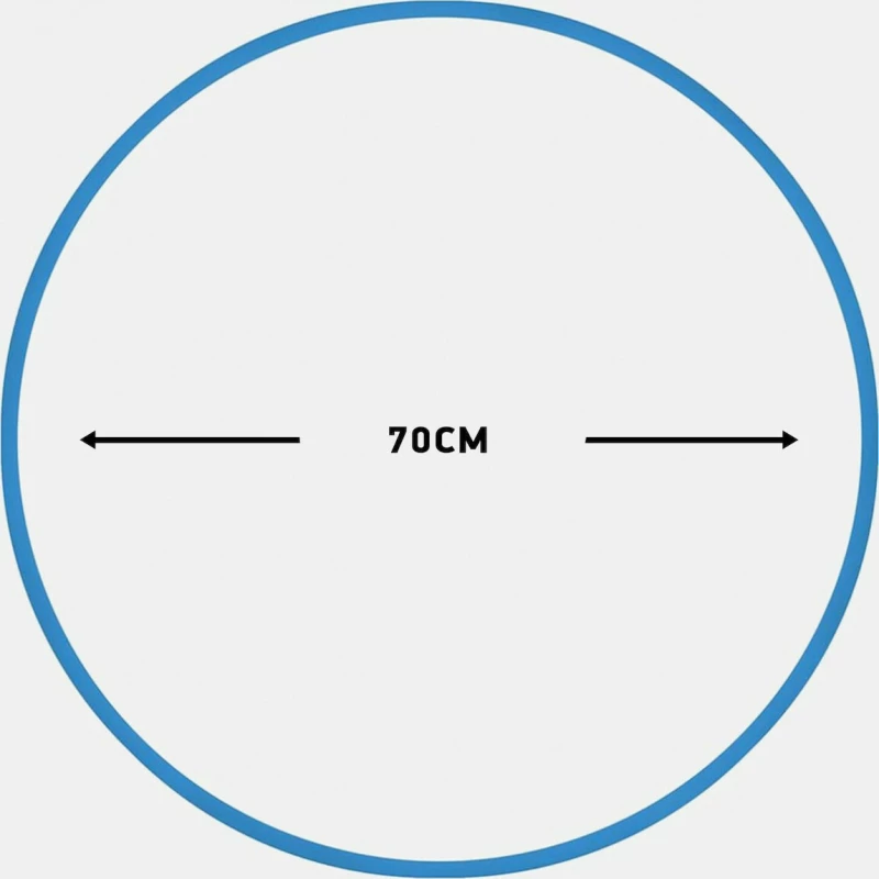 Χούλα-Χουπ 70cm - Φ19mm - 280gr, Μπλε AMILA