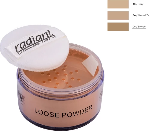 Radiant 08 Transparent Bronze Loose Powder