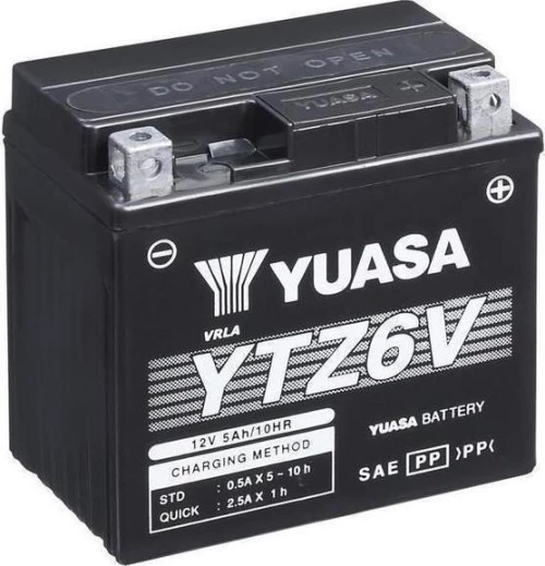 Μπαταρία Μοτοσυκλέτας Yuasa Ytz6V 12V 5Ah