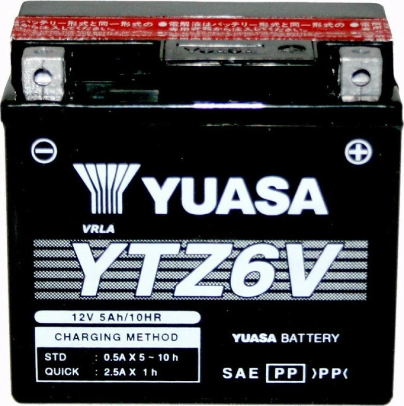 Μπαταρία Μοτοσυκλέτας Yuasa Ytz6V 12V 5Ah