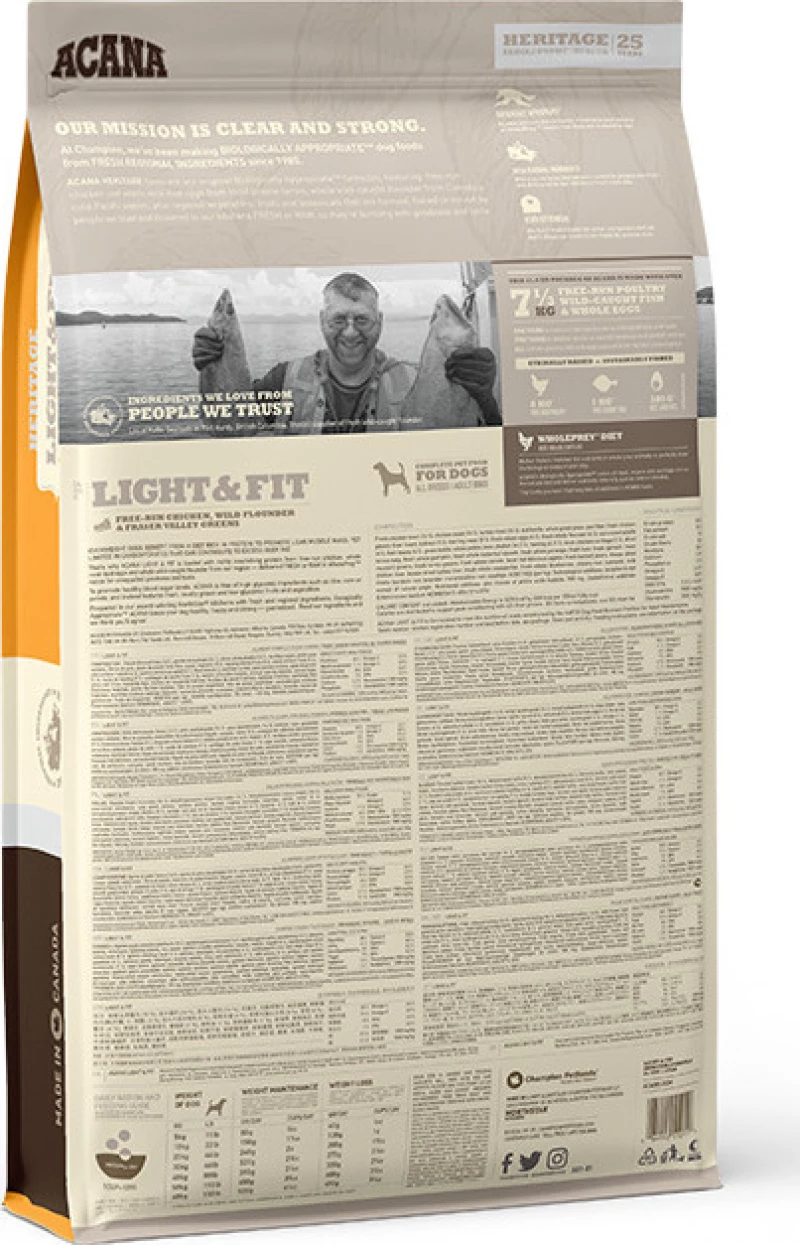 Acana Light and Fit 11.4kg