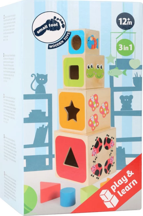 Small Foot ABC Stacking Cubes