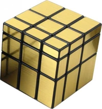 Mirror blocks cube 3x3 gold