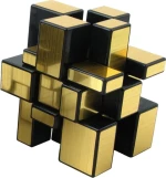 Mirror blocks cube 3x3 gold