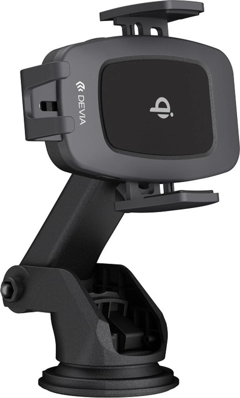 Devia Βάση Κινητού Αυτοκινήτου Navigation Wireless Charge Mount με Ρυθμιζόμενο Βραχίονα και Ασύρματη Φόρτιση