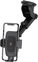 Devia Βάση Κινητού Αυτοκινήτου Navigation Wireless Charge Mount με Ρυθμιζόμενο Βραχίονα και Ασύρματη Φόρτιση