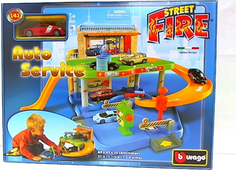 Bburago Street Fire Auto Service