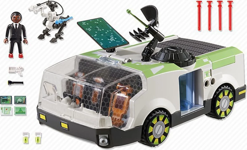 Playmobils Super 4 O Πράκτορας Dna Και Το Techno-Chameleon 6692