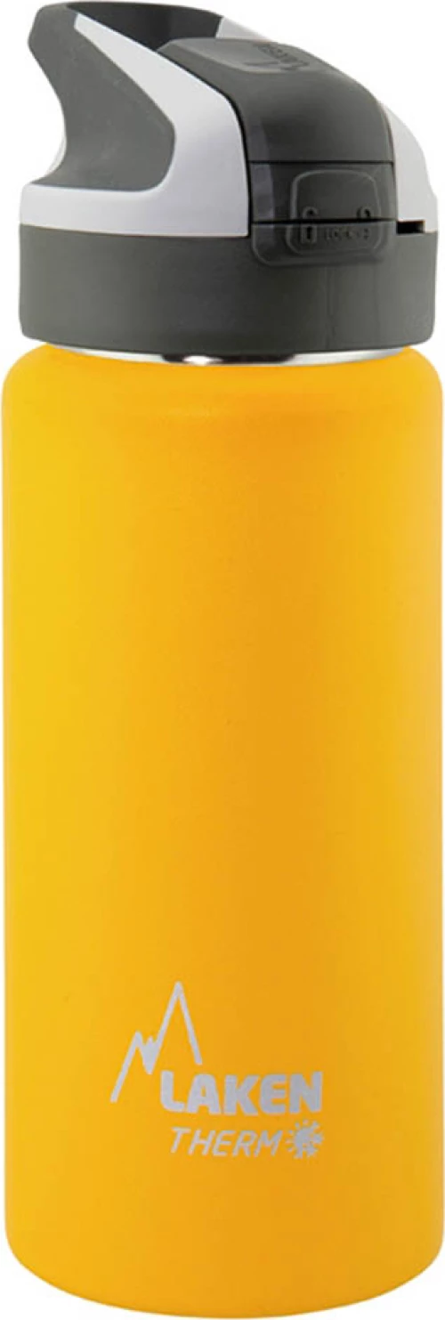 Laken Θερμός με Πώμα Summit Κίτρινο 0.5lt