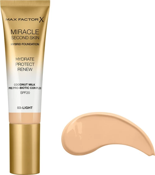 Max Factor Miracle Second Skin 03 Light 30ml