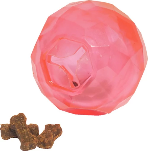 Puppy Treat Ball Pink 7cm Rosewood