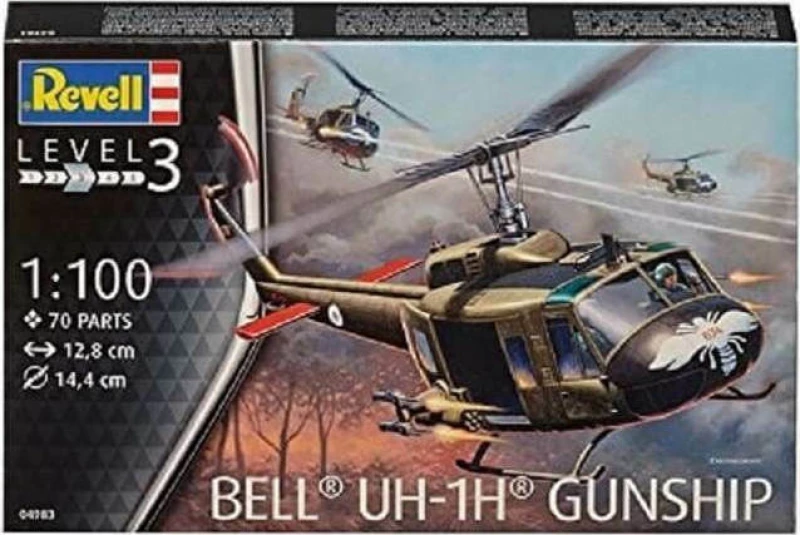 Revell UH-1H Gunship 1/100