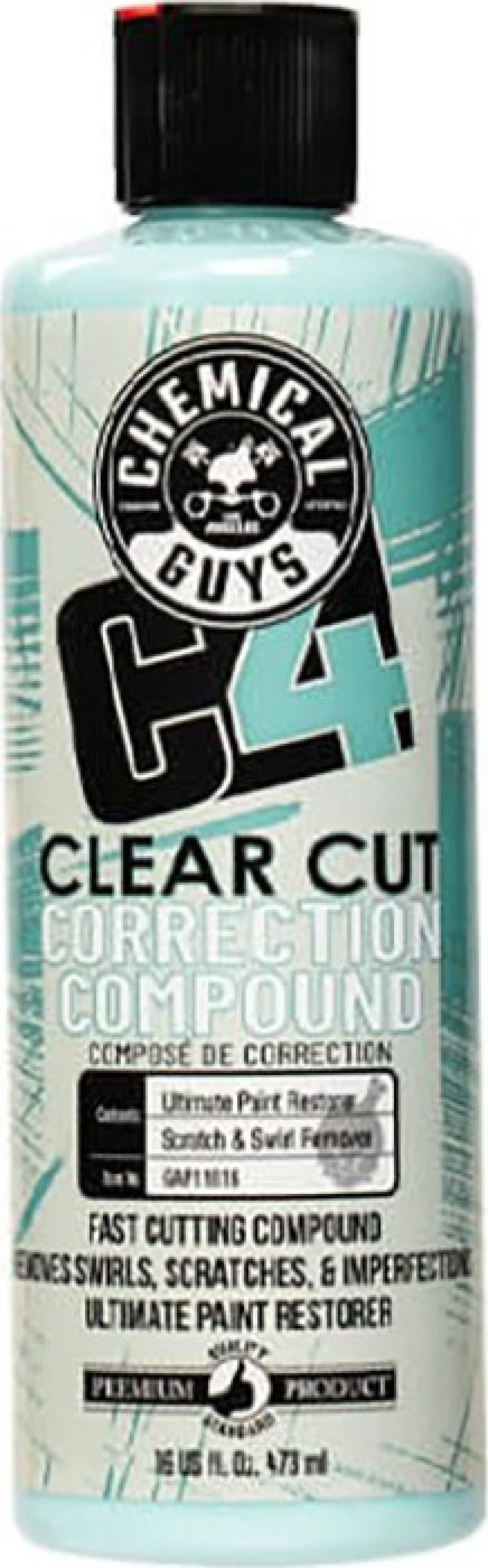 Chemical Guys C4 Clear Cut Correction Compound 473ml