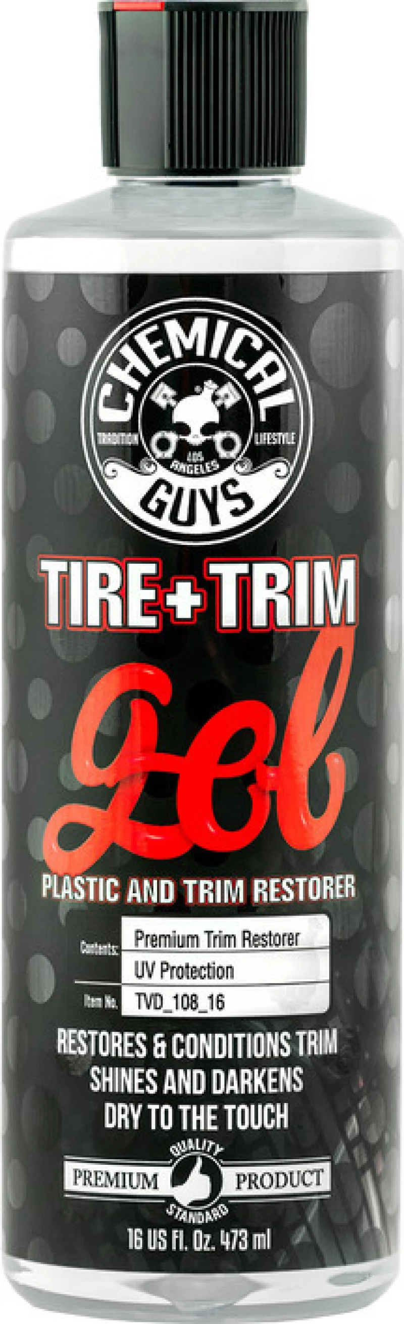 Chemical Guys Tire and Trim Gel for Plastic and Rubber 473ml